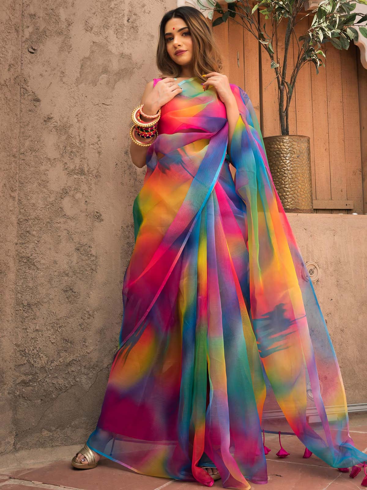 dye n dye saree