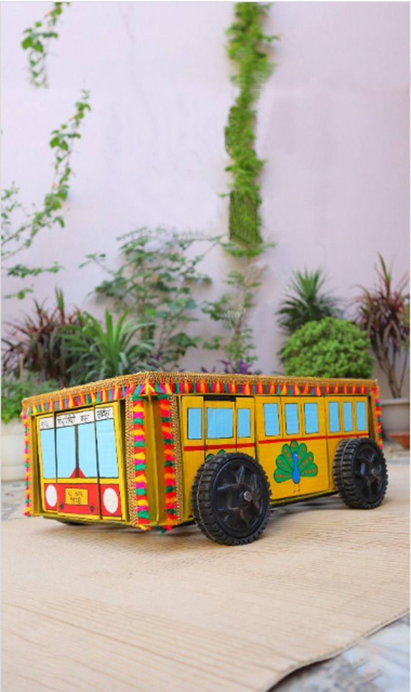 how to make bus toys