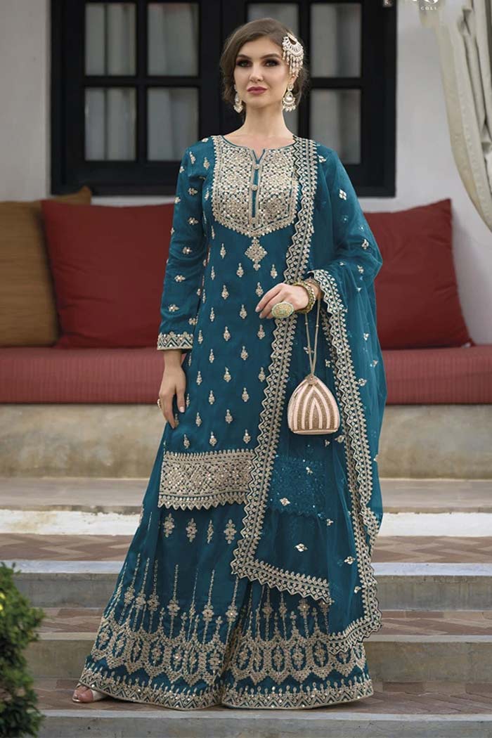 latest sharara suit  for weeding