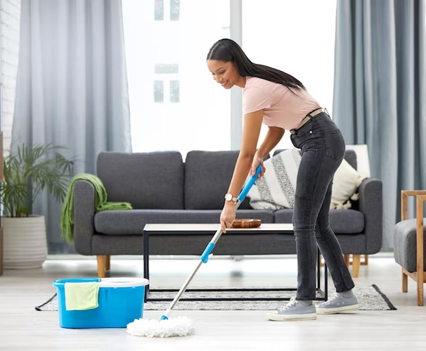 mopping with salt water benfits