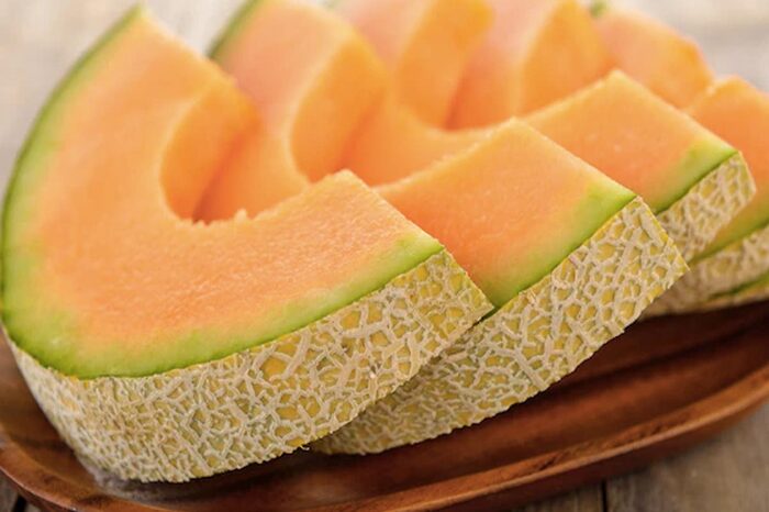 nigq muskmelon kharbuja cut