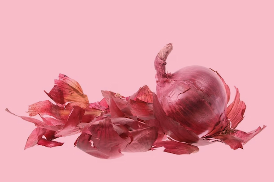 onion peel uses for  insects