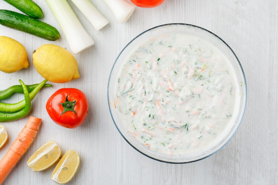 pizza side dishes Cucumber Yogurt Dip