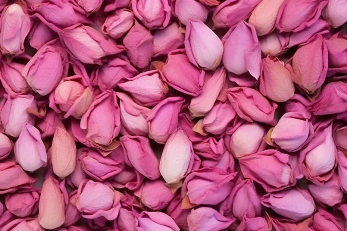 rose petal inside