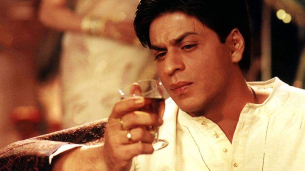 srk drank alcohol in film devdas