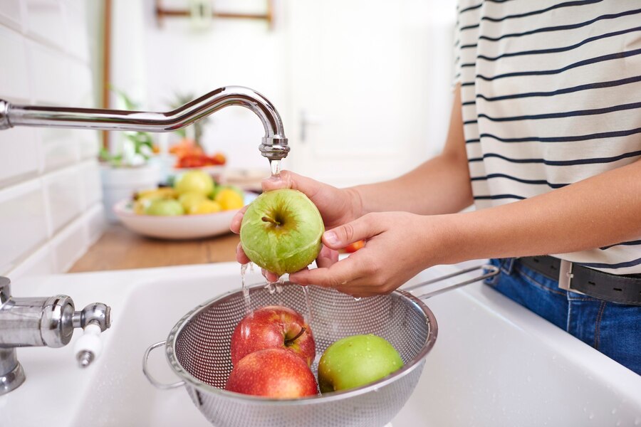 sustainable kitchen cleaning hacks Reuse Water