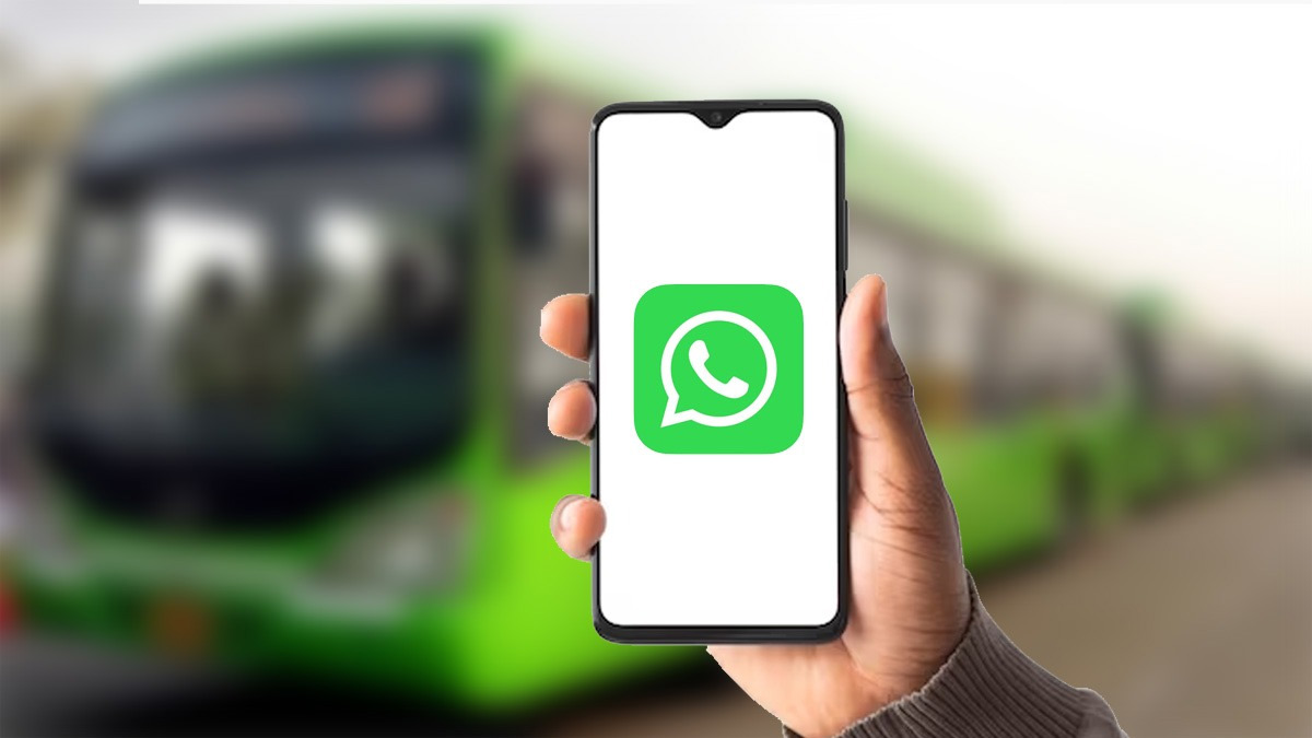 whatsapp dtc bus ticket