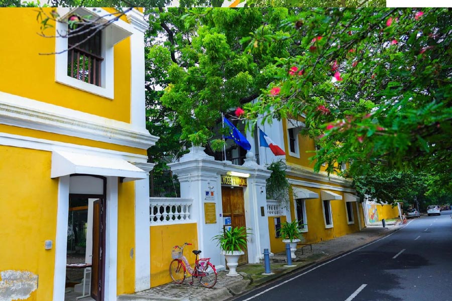 where is french colony in india