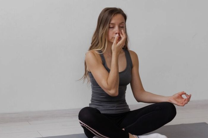 Anulom Vilom Pranayama inside