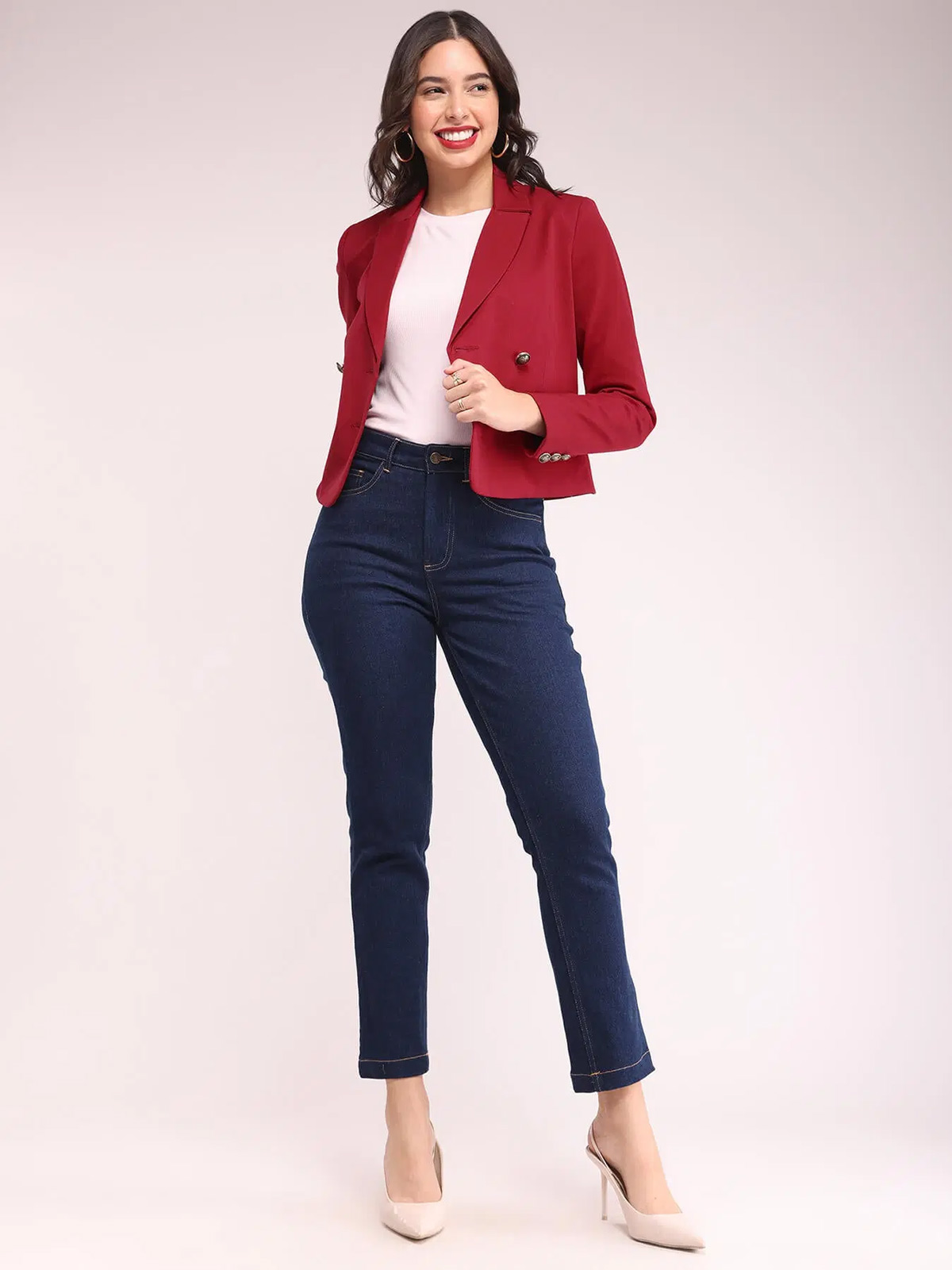 Blazer with jeans style