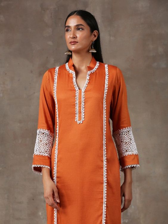 Flower Style Crochet Kurti Sleeve Design