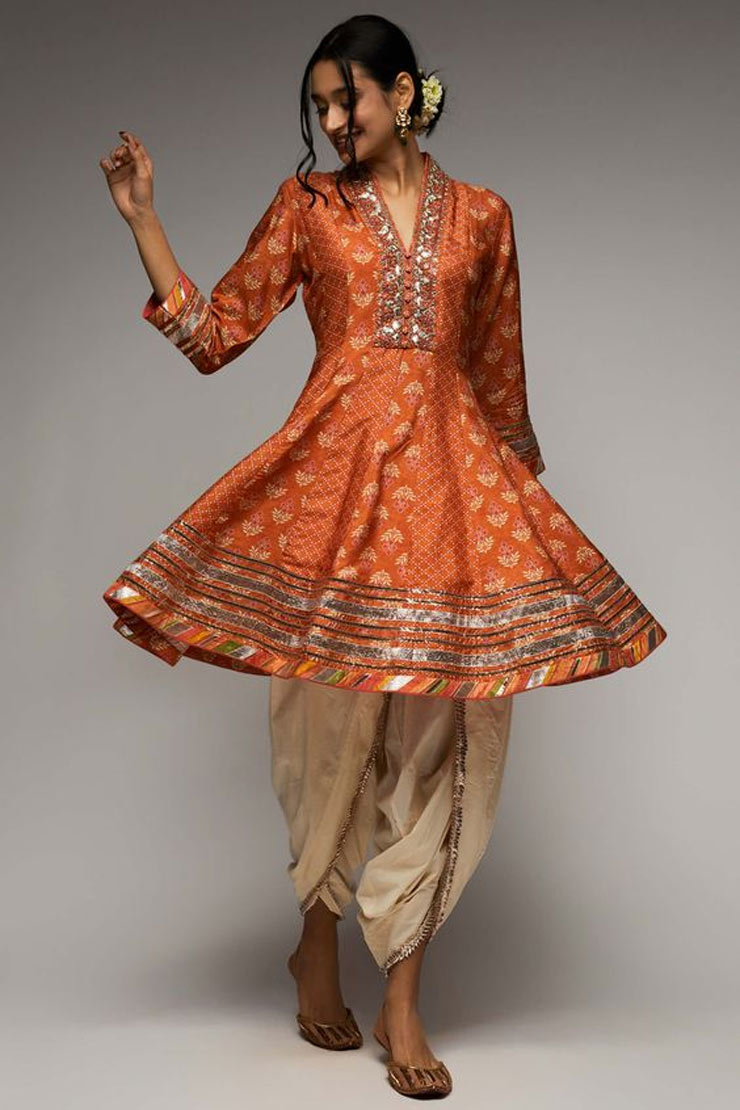 Frock Dhoti Suit Design