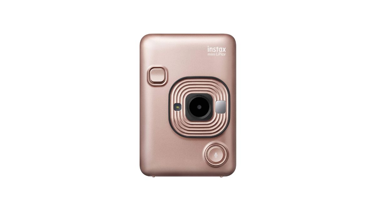 Fujifilm Instax Mini LiPlay Hybrid Instant Camera (Rose Gold)