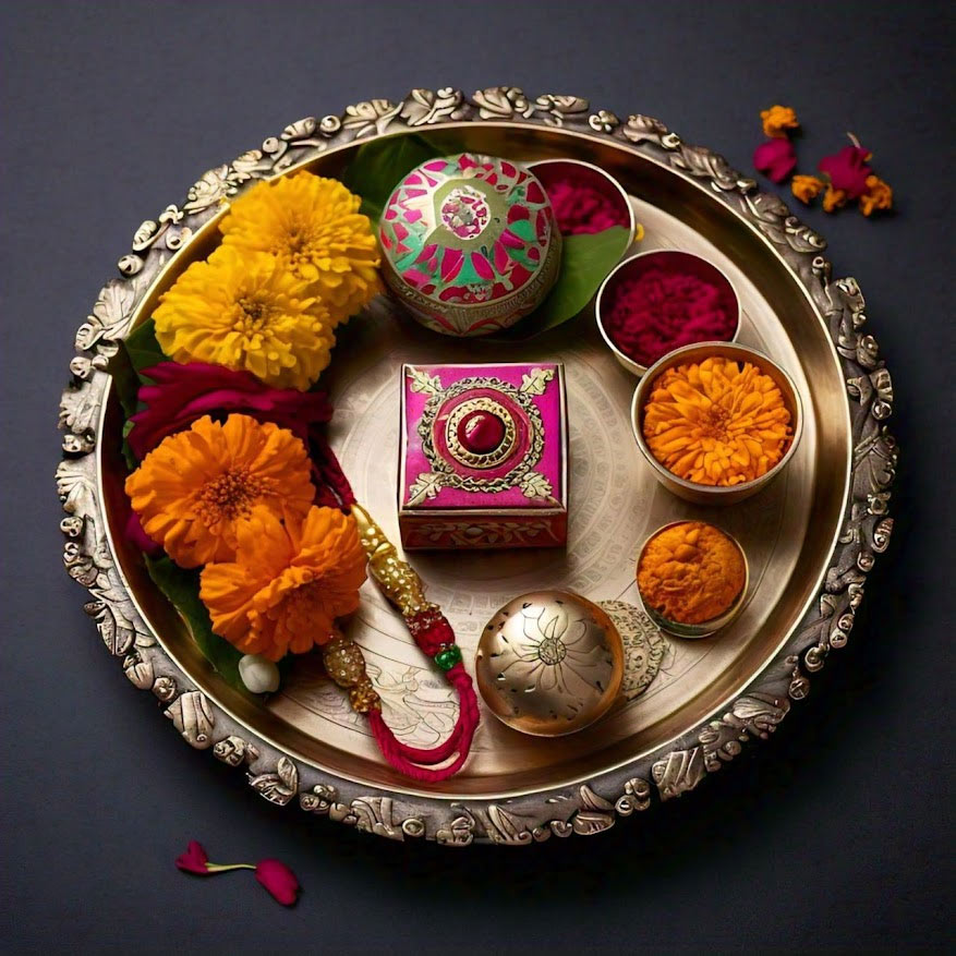 How to decorate puja thali