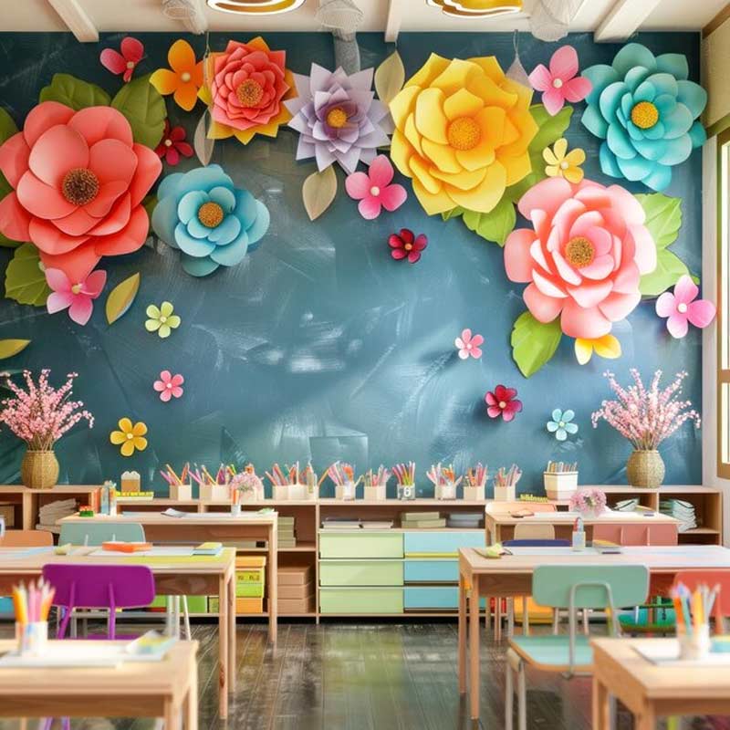 How to decorate wall for teachers day