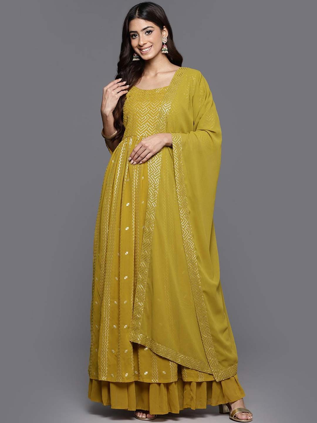 NEW AL INE KURTI AND PLAZZO