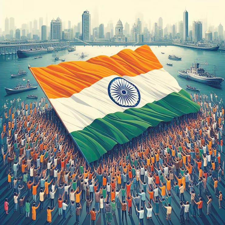 National Flag History Hindi