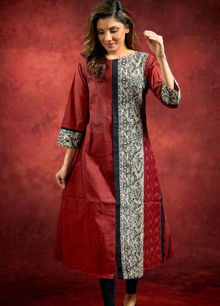 Printed Khadi Cotton Suit Design