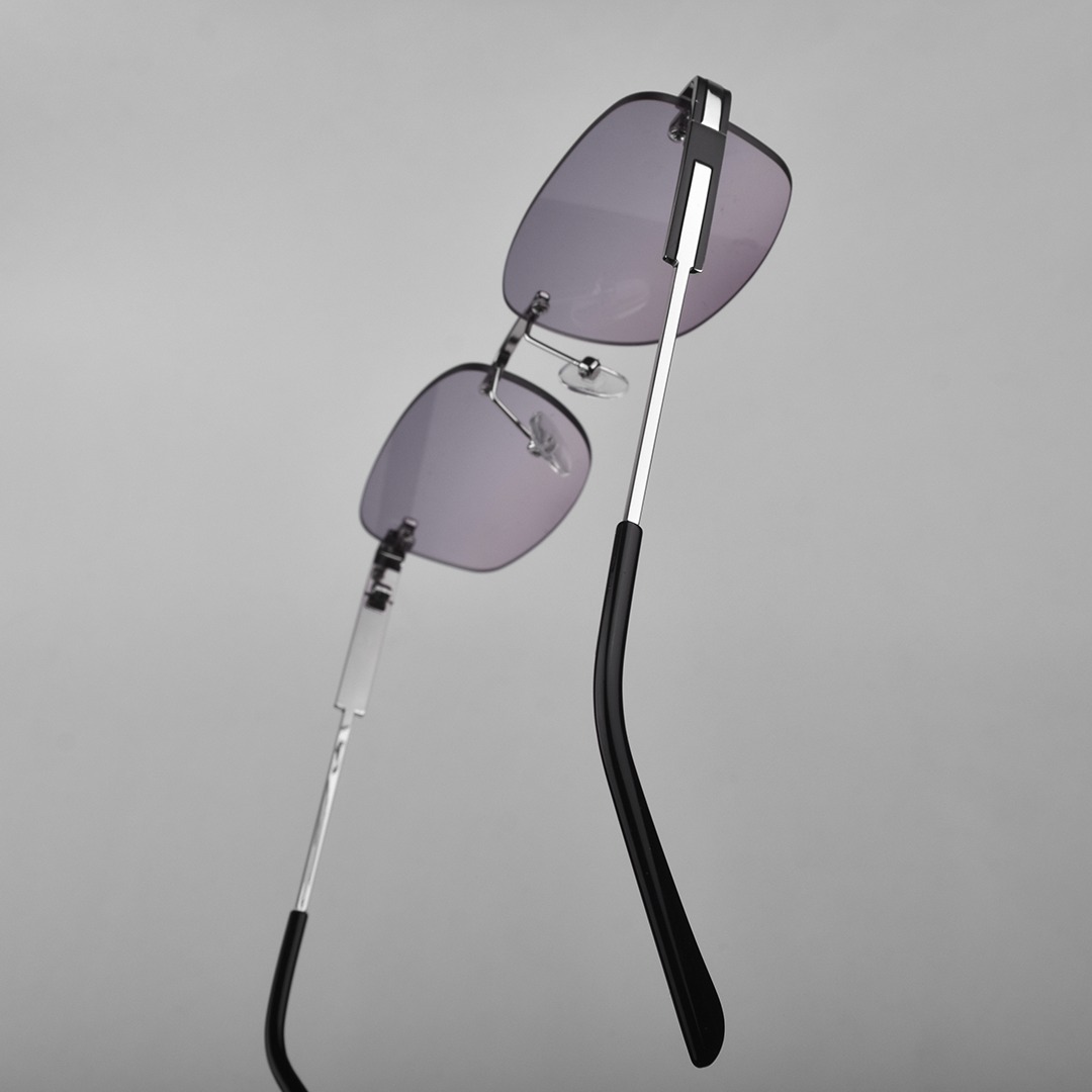 Sam & Marshall Silver Dark Gradient Sunglasses Claims