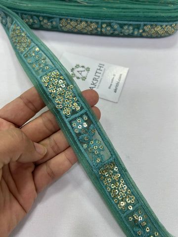 Sheer Sequin Fancy Lace Design