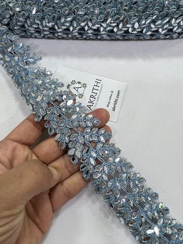 Stone Lace Design For Sarees