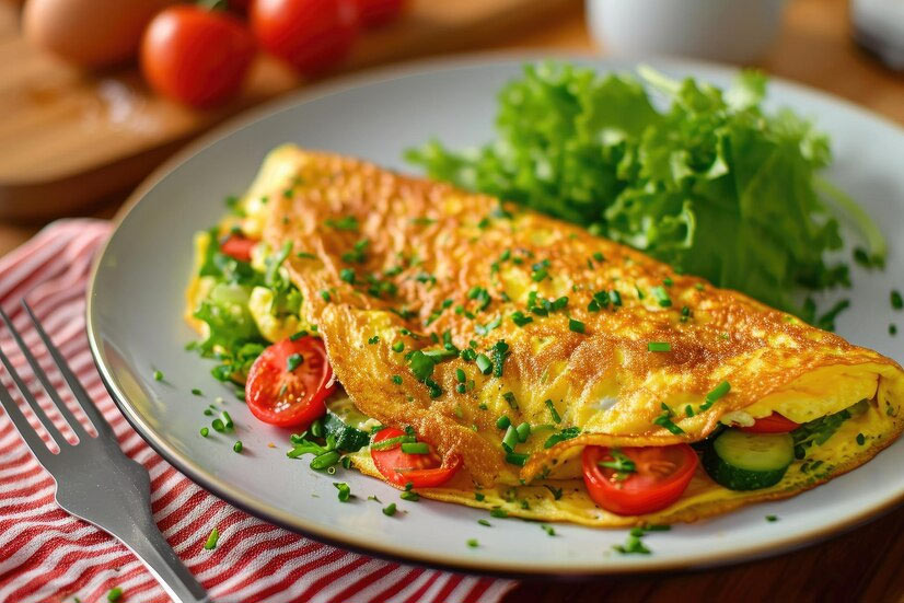 Stuffed Egg Omelette