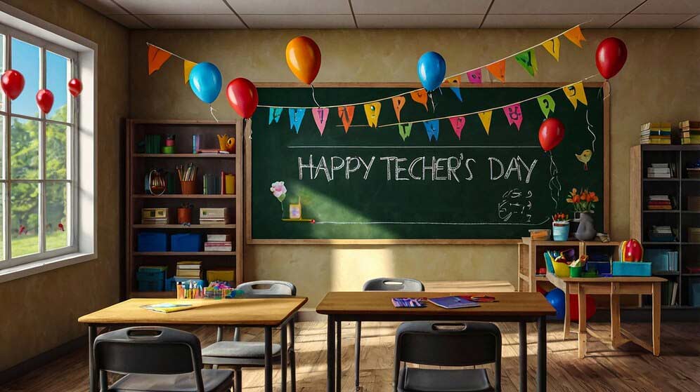 Teachers day banner