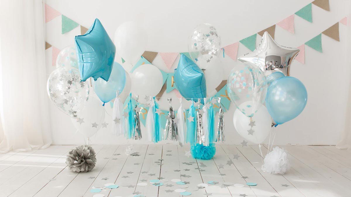 baby boy welcome decoration photo