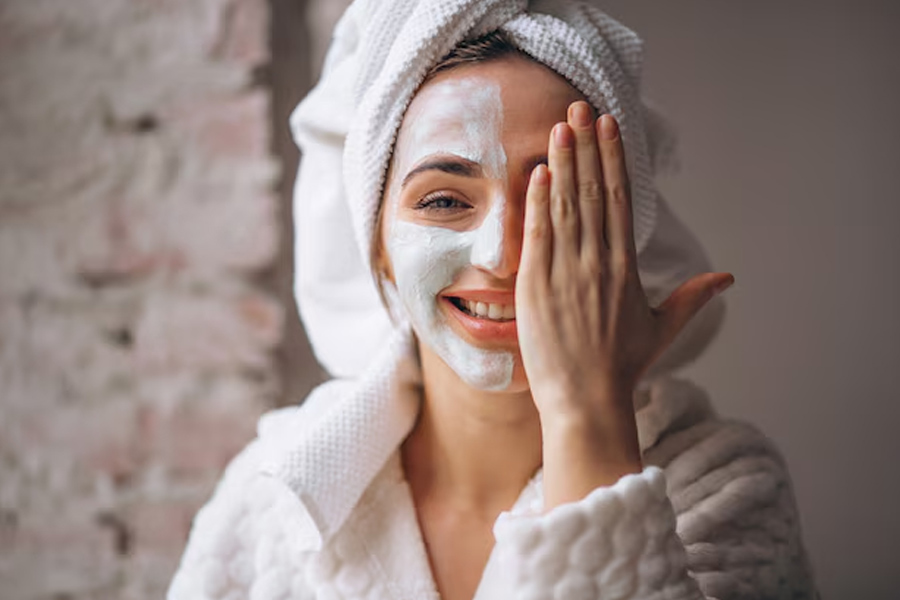 benefits of cooked rice for skin