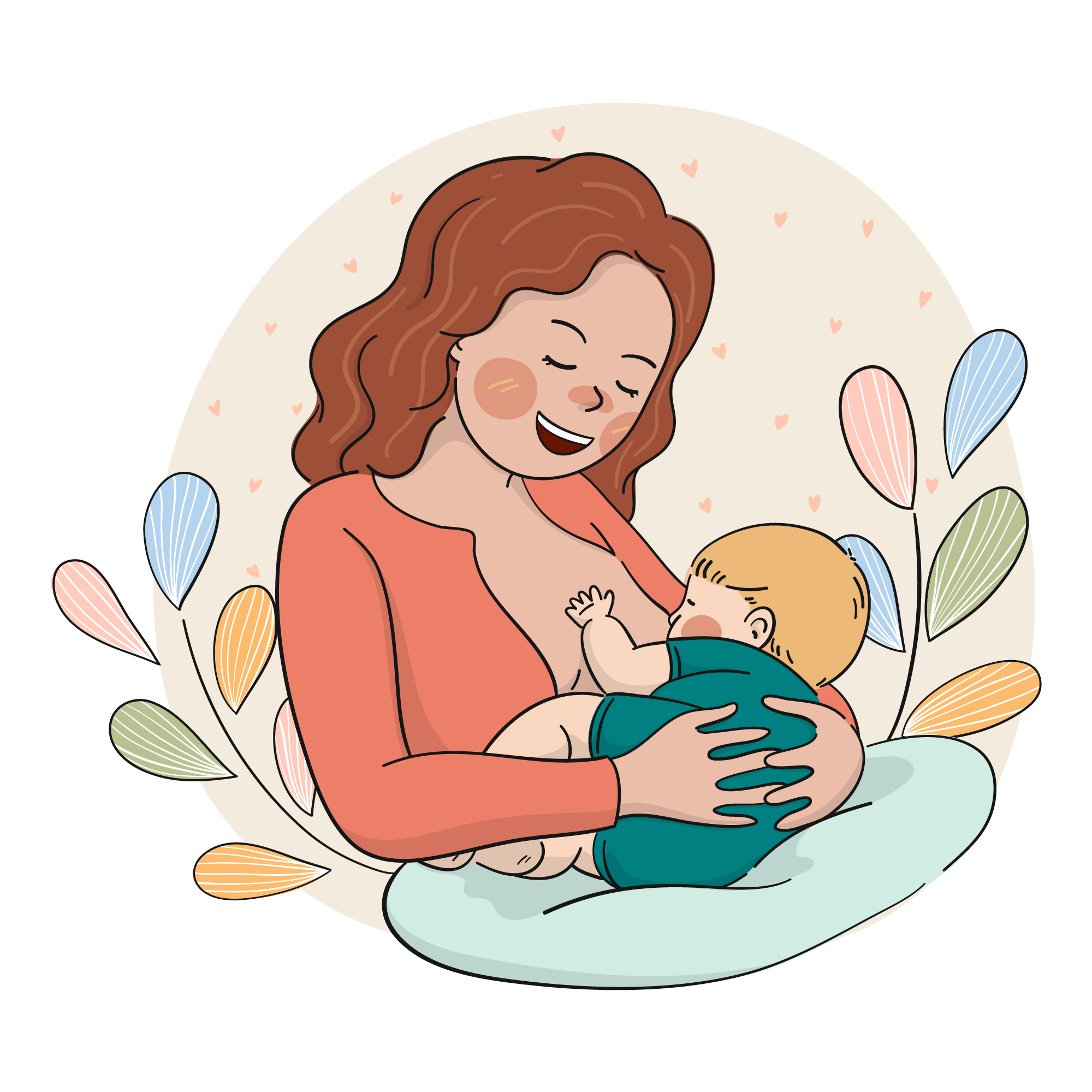 breastfeeding mom