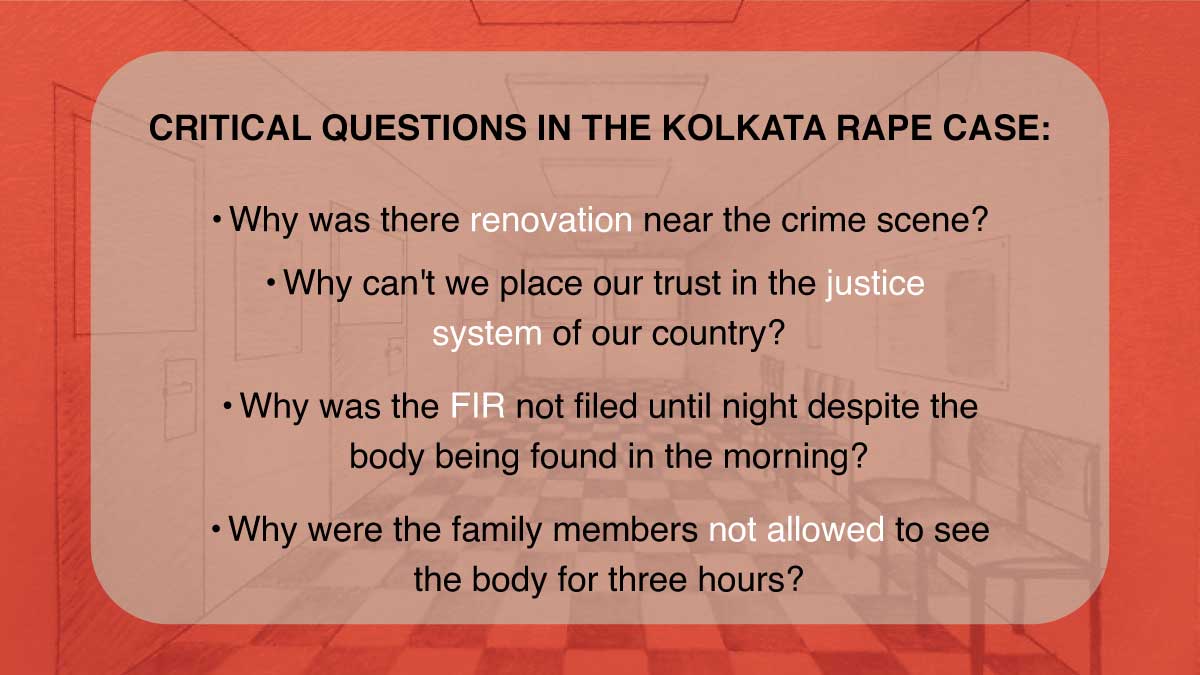 critical questions kolkata murder case