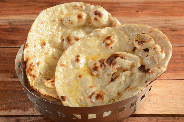 garlic roti