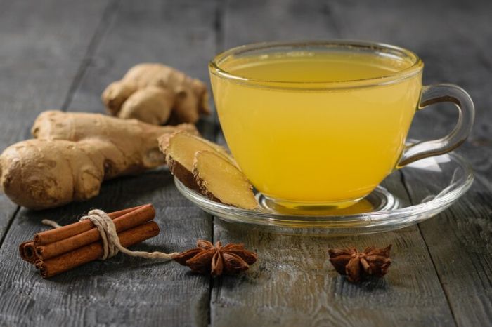 ginger tea inside ()