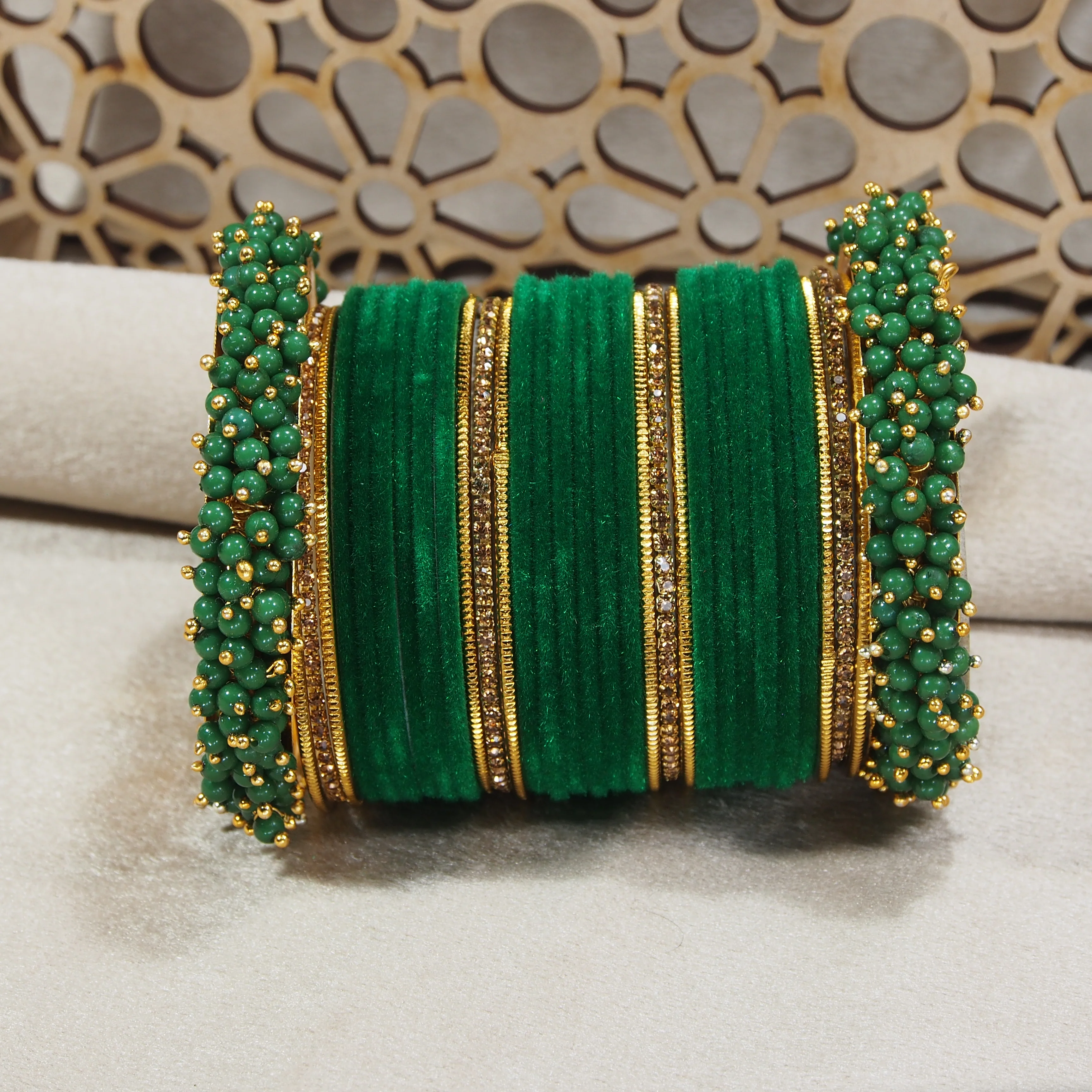 green bangles collection