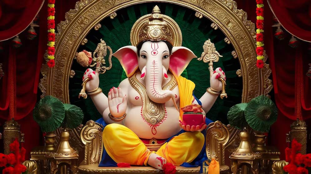 height of ganpati idol