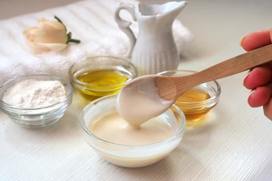 how to make cooked rice mask