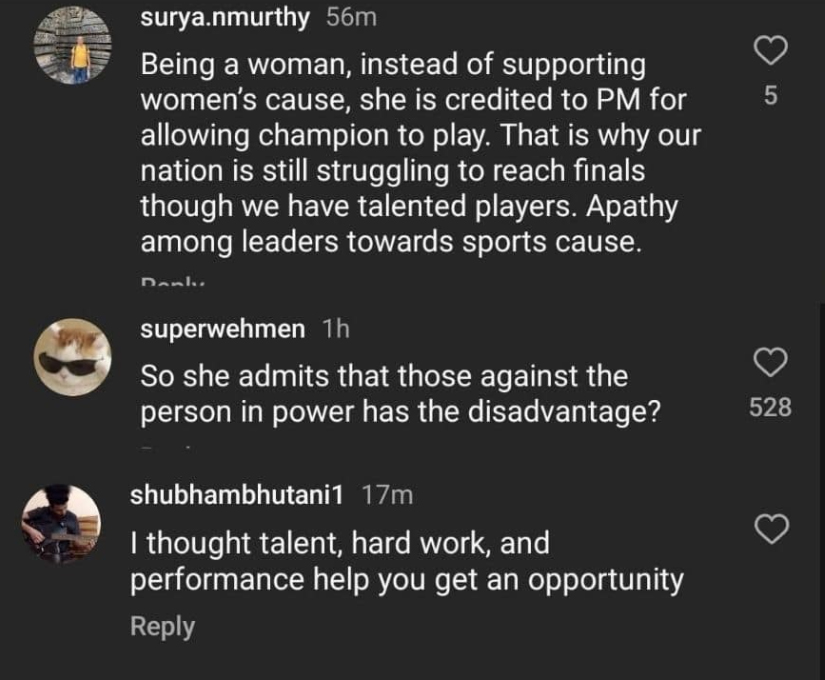 kangana post user reaction