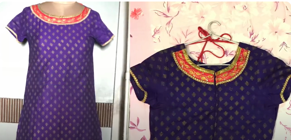 kurti blouse convert