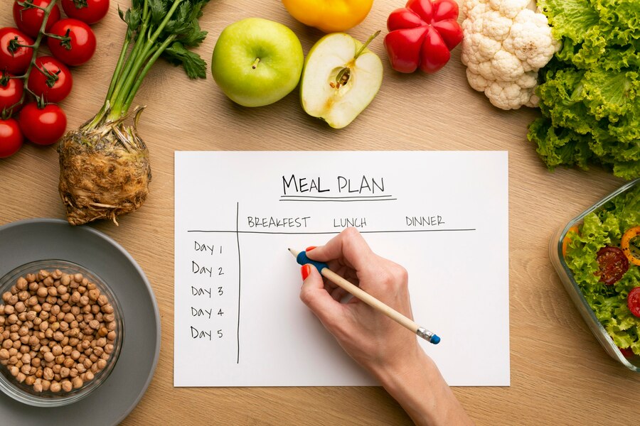 meal planning food arrangement