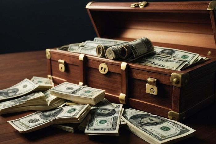 money box new inside