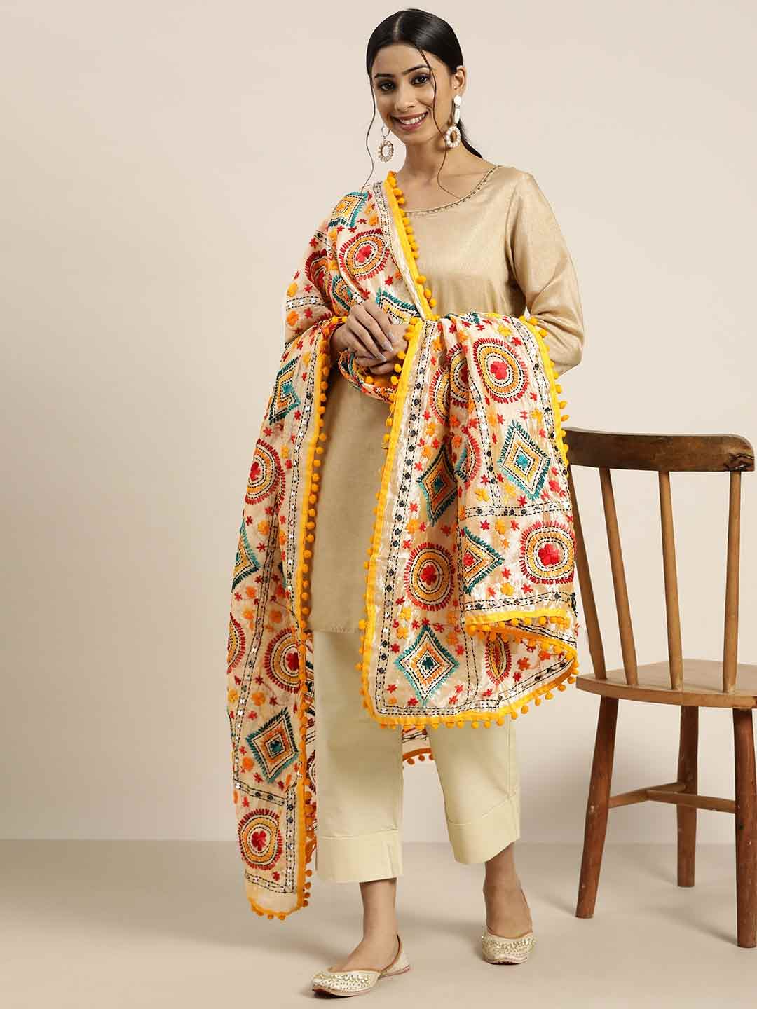silk dupatta ()