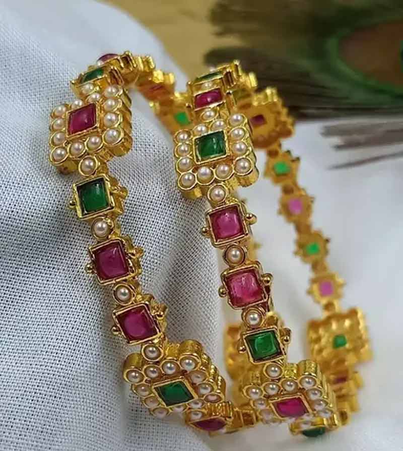 stone work kangan design