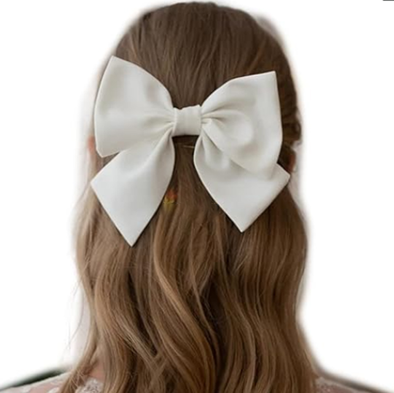 Bow clip for hairstyle