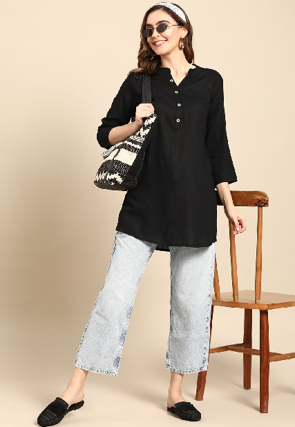 Plain short Kurti