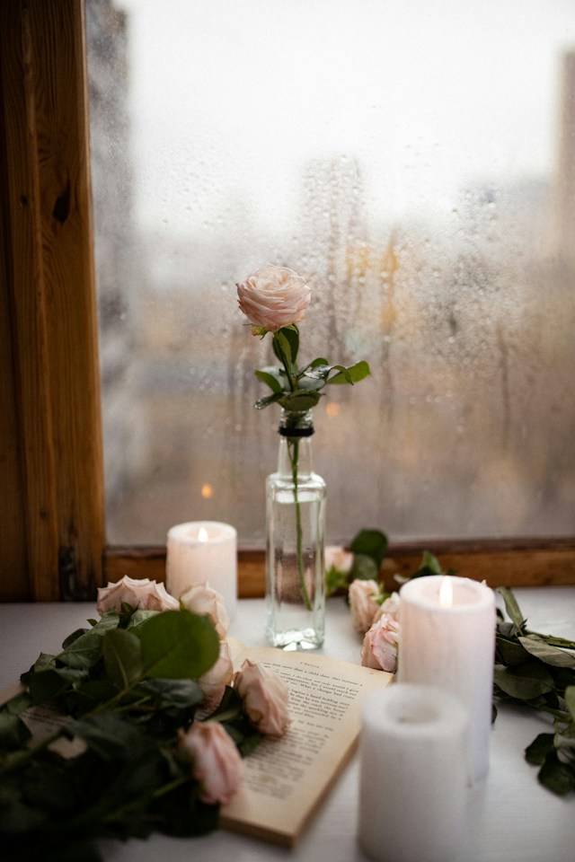 Rose Scented Candles