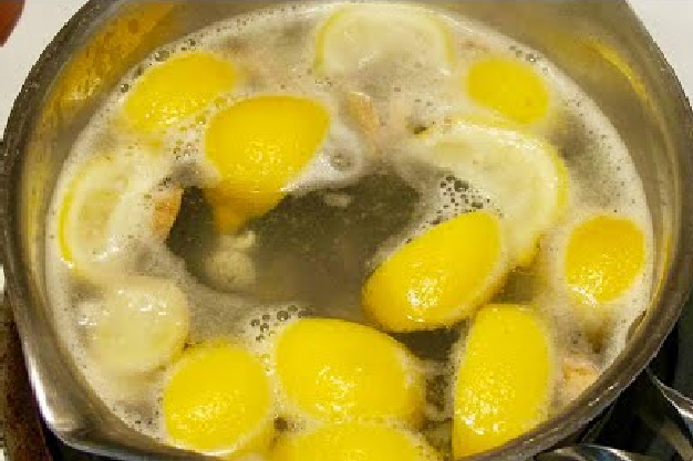 boiled lemon peel
