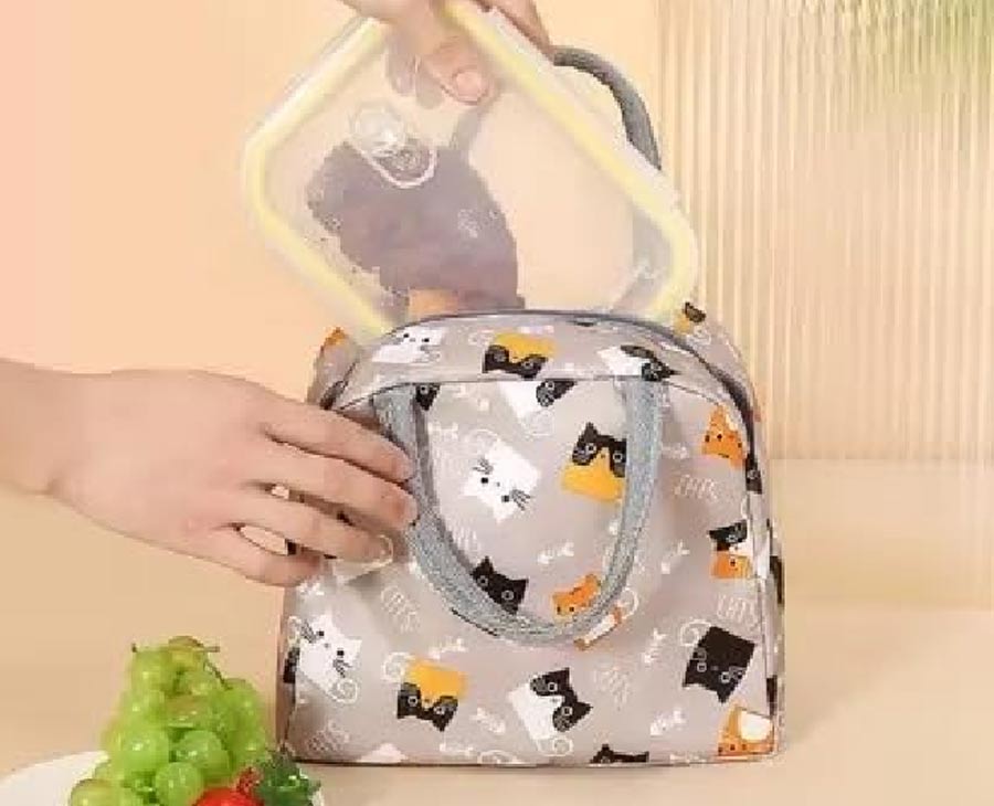 how to clean cloth lunch bag