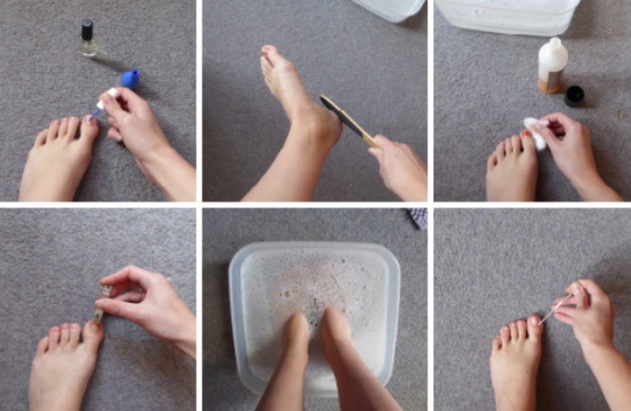 pedicure step by steps ()