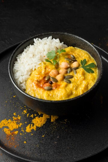 rice dal bowl