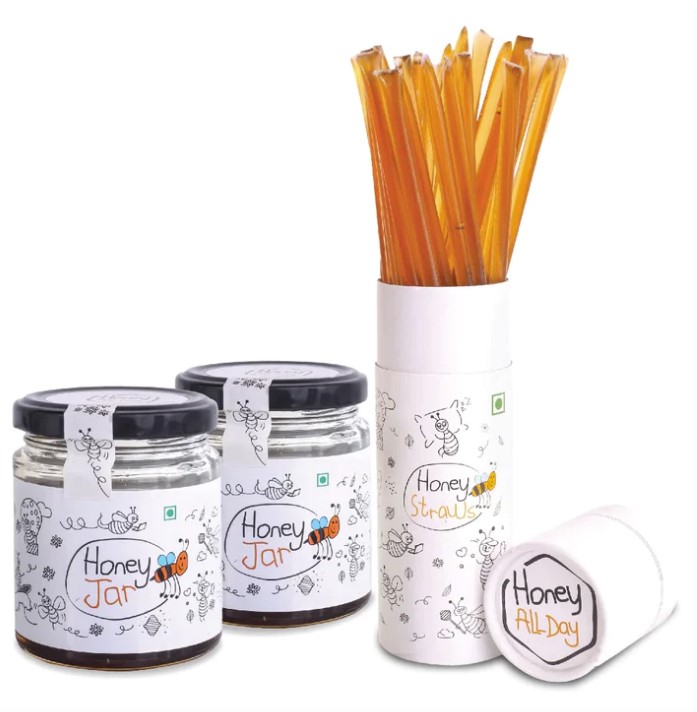 Honey Jars & Honey Straws By Honey All Day